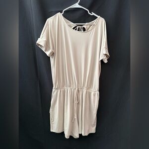 Elegant Cream Women's Romper